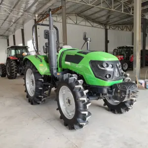 6ton 4WD 80HP Deutz फोर व्हील फार्म लॉन बिग गार्डन कृषि मशीनरी प्रयुक्त ट्रैक्टर