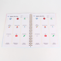 Agenda de Journal personnalisé de haute qualité nouveau design planificateur d'infirmière planificateurs de soins infirmiers en spirale