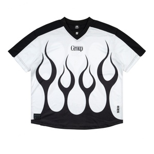 Camisetas Personalizadas Retro de Béisbol y Fútbol, Cuello en V, Hombros Caídos, Polo de Fútbol para Verano 24/25, Servicio OEM para Ropa de Fútbol - Product Image 4