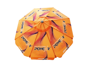 Parasol de plage résistant aux UV, réflecteur de chaleur, impression personnalisée pour clubs de plage d'été et stations de sauvetage - Product Image 2