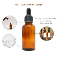 Bestseller 415 5 10 15 20 30 50 100 ml Leere Glas-Tropfflasche Kosmetikverpackung Ätherisches Öl Flasche Matt Siebdruck