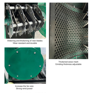 Trituradora de Alimento para Ganado de 220V/380V y 4.5KW, Molino Eléctrico de 2.5 Ton/h para Moler Maíz, Trituradora de Paja de Maíz - Product Image 3