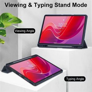 Funda Protectora para Tablet <span class=keywords><strong>Lenovo</strong></span> <span class=keywords><strong>Idea</strong></span> Tab 11 2025/K11 Gen2/Moto <span class=keywords><strong>Pad</strong></span> 60 Neo 11, con Soporte Tríptico, Transparente, Rígida, Delgada, Inteligente y Resistente a Impactos - Product Image 3