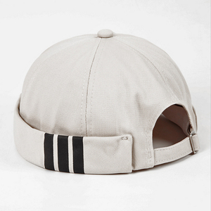 DDA589 الشارع الهيب هوب المالك قلنسوة قبعات البيسبول النساء للتعديل البطيخ الجمجمة قبعة صغيرة الصيف الرجال بحار Brimless قبعات - Product Image 4