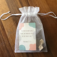 Individuell Bedruckte Hochdichte Organza-Beutel mit Kordelzug für Schmuck, Süßigkeiten und Geschenkverpackungen - Hochzeits- und Partyfavors