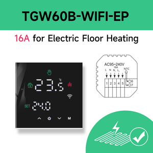 <span class=keywords><strong>Beok</strong></span> Prix pas cher 16a wifi <span class=keywords><strong>tuya</strong></span> chauffage par le sol thermostat d'ambiance - Product Image 3