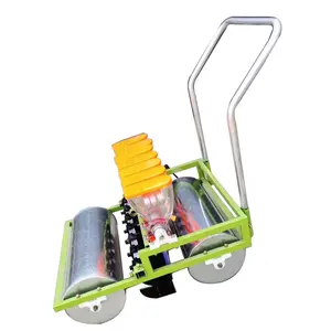 High precision Jang manual vegetable one row seeder with seeding rollers