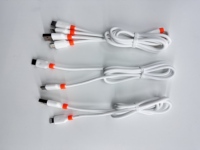 Kabel Data USB Type-C 5A Pengisian Cepat dengan 4 Inti Konduktor Tembaga Murni Berlapis PVC untuk Ponsel, Power Bank, Kamera, Komputer