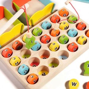 Jeu de pêche magnétique pour enfants, jouet de développement des compétences préscolaires, apprentissage de l'alphabet et de l'orthographe - Product Image 2
