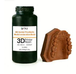 Résine dentaire 3D haute performance biocompatible TJ-5401C <span class=keywords><strong>pour</strong></span> la fabrication de bases de prothèses dentaires, impression 3D LCD/DLP - Product Image 4