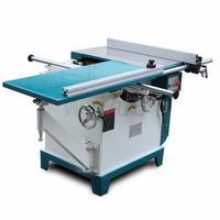 Nouvelle mini scie circulaire à bois avec table coulissante double rail poussoir angle d'oscillation scie à panneau coulissante en vente