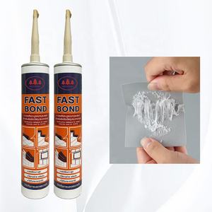 Adhésif liquide sans clou pour carrelage mural, résistant aux intempéries, <span class=keywords><strong>noir</strong></span> <span class=keywords><strong>et</strong></span> <span class=keywords><strong>blanc</strong></span>, pour installation de verre de construction domestique - Product Image 3