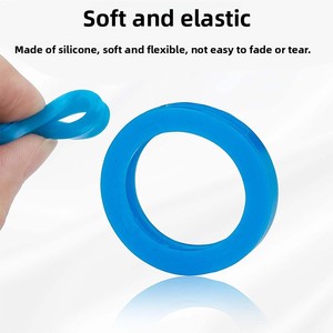 Échantillon Gratuit : Étui de Protection Élastique en Silicone Coloré pour Clés, Étanche, avec Crochet pour l'Identification et le Tri - Product Image 4