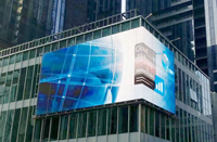 Mur vidéo LED extérieur de grande taille pour centre commercial, affichage publicitaire LED extérieur pour campagne de marketing commercial
