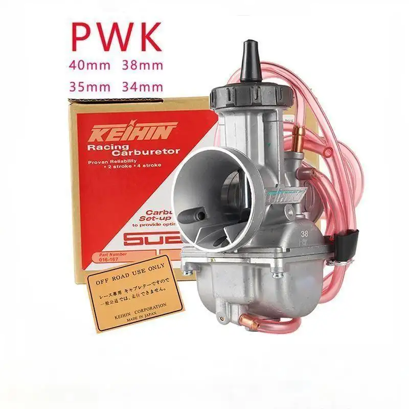 Xe Máy Keihin 2/4 Đột Quỵ Carburador Cho Pwk34 35 38 40Mm ATV Bộ Chế Hòa Khí Off-Road Xe Sửa Đổi Các Bộ Phận