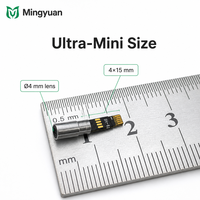 Modul Kamera Medis Mini 4 X 15mm Sensor CMOS Resolusi VGA MJPEG USB 2.0 untuk Inspeksi Kateter Lumen Ganda Saluran Sempit