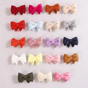 LRTOU Wholesale New Infant Hair Clip Fashion Hair Accessories 19 Colors Toddler Kids Cute Boys Girls Baby Bows Hair Clips