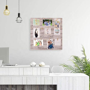 Cadre <span class=keywords><strong>photo</strong></span> en bois personnalisable avec clip corde Design créatif pour la décoration intérieure Cadre <span class=keywords><strong>photo</strong></span> <span class=keywords><strong>Funia</strong></span> fait à la main avec logo personnalisé - Product Image 6