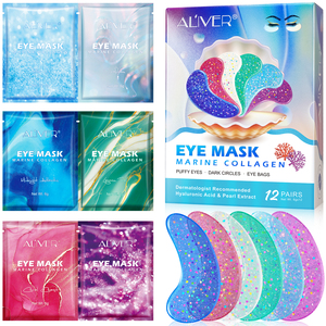 ALIVER Natural Pearl Eye Patches <span class=keywords><strong>Anti</strong></span>-âge <span class=keywords><strong>Rides</strong></span> Marine Collagène Hyaluronique Sous <span class=keywords><strong>Les</strong></span> <span class=keywords><strong>Yeux</strong></span> <span class=keywords><strong>Masque</strong></span> <span class=keywords><strong>Pour</strong></span> <span class=keywords><strong>Les</strong></span> Cernes Et <span class=keywords><strong>Les</strong></span> Poches - Product Image 4