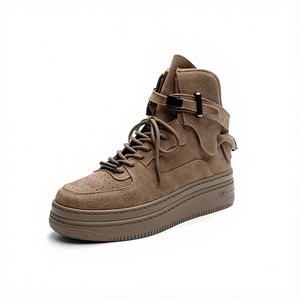 รองเท้าผู้หญิง <span class=keywords><strong>AJ</strong></span> รุ่นขายดี - หนังแท้ ทรงหุ้มข้อ ดีไซน์สปอร์ตและลำลอง สไตล์ใหม่ปี 2026 รองเท้ามาร์เทน - Product Image 3