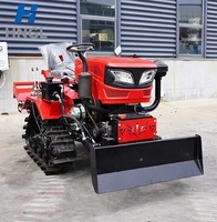 Tractor Oruga para Implementación Agrícola con Mini Sistema de Cultivo, Opción Ecológica para Campos Agrícolas