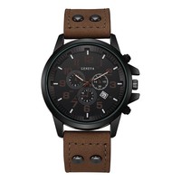 Reloj de Marca de Lujo en OFERTA, Relojes Deportivos de PU para Hombre, Reloj de Pulsera de Cuarzo Militar para Hombre, Reloj Masculino, Reloj Hombre
