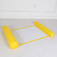 Prix Usine - Sièges de Bar Flottants Gonflables en PVC pour Adultes - Île Flottante Écologique et Durable 120x75cm Rectangulaire pour Plage