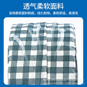 Almohadilla verde a cuadros para los pies, soporte antideslizante para pacientes postrados en cama, equipo de masaje para el cuidado de las muñecas, uso para adultos - Product Image 5