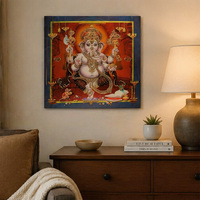 Image lenticulaire 3D de dieu indien, art mural religieux imperméable, images de dieux hindous traditionnels pour la décoration de la maison et du temple
