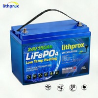Baterai Industri Lifepo4 Ringan 24V 150AH Teknologi LiFePO4 Terbaru untuk Forklift Luar Ruangan UN38.3 MSDS IP67 Desain Kustom OEM