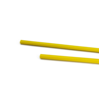 Canne à moustiquaire en fibre de verre pour enfants, tube de glace, noir, bleu, 8 mm