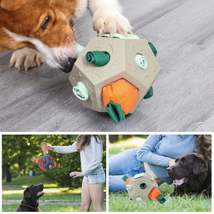 Jouet interactif pour chien en TPR écologique, mignon, en forme de dessin animé, avec des poches à carottes, jouet intelligent pour renifler et jouer - Product Image 6
