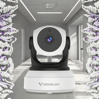 Caméra de surveillance intelligente pour bébé 1080p avec audio, capteur CMOS, stockage cloud et détection laser des animaux domestiques