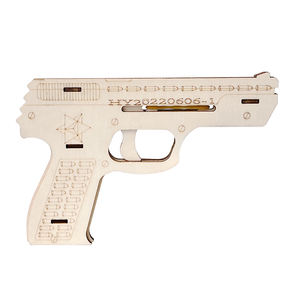 Juguete <span class=keywords><strong>de</strong></span> camión plegable <span class=keywords><strong>de</strong></span> papel, rompecabezas educativo <span class=keywords><strong>de</strong></span> <span class=keywords><strong>madera</strong></span> 3D personalizado, banda <span class=keywords><strong>de</strong></span> goma elástica, pistola <span class=keywords><strong>de</strong></span> juguete - Product Image 5