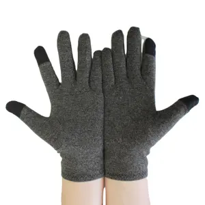 Touch Screen Hand Warm Brace Full Finger Raynaud Recovery Arthritis Compression Gloves For Pain Disease