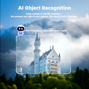 แว่นตาอัจฉริยะ AI รุ่นใหม่ กล้อง 8MP สำหรับถ่ายวิดีโอและภาพนิ่ง 4GB WiFi AI ChatGPT <span class=keywords><strong>แปล</strong></span><span class=keywords><strong>ภาษา</strong></span> แว่นตาอัจฉริยะ - Product Image 5