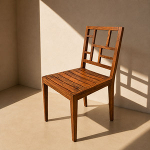 Chaise de salle à manger élégante en bois massif, design ergonomique, fabriquée à la main et durable, pour la maison ou la restauration - Product Image 5