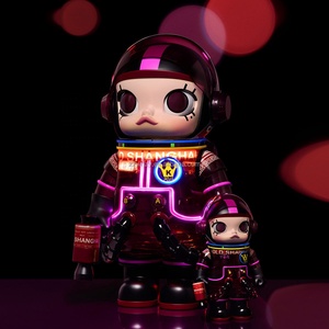 Para POP MART MEGA SPACE MOLLY 1000% <span class=keywords><strong>PALMER</strong></span> HOUSE Figura DE ACCIÓN TikTok Venta caliente 100% Original ABS PVC Material Nueva condición - Product Image 3
