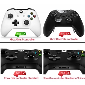 EXtremeRate Coques de manettes personnalisées de remplacement texturées blanches pour manettes Xbox One X S - Product Image 4