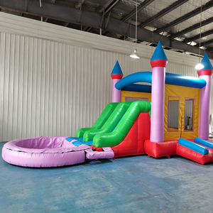 Château gonflable de qualité commerciale avec double toboggan, château de saut robuste pour enfants, idéal pour les entreprises de <span class=keywords><strong>location</strong></span> de matériel événementiel - Product Image 4