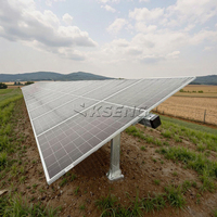 Système de suivi solaire automatique et efficace à axe unique avec entraînement de rotation et contrôle intelligent par IA pour structure de suivi de panneaux photovoltaïques