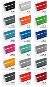 Film vinyle pour voiture Sino Wholesale 1,52x17m super brillant effet cristal, 56 couleurs disponibles, pour habillage automobile - Product Image 5