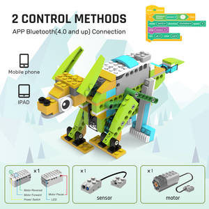 Makerzoid 100 Trong 1 DIY Mã Hóa <span class=keywords><strong>Robot</strong></span> Xây Dựng Khối Thiết Lập Nhựa <span class=keywords><strong>Robot</strong></span> Thạc Sĩ Cho Trẻ Em lứa tuổi 6 + - Product Image 5