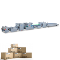 Machine à coller les boîtes en carton ondulé grand format à couture continue, adhésion électrique, haute efficacité, pour sacs et produits chimiques