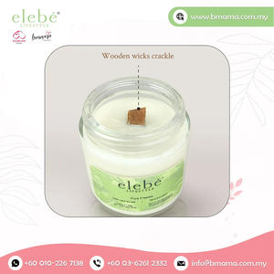 Velas perfumadas de aromaterapia de cera de soja de la mejor calidad, decoración elegante del hogar para vacaciones y fiestas con tarro de vidrio, caja de regalo de estaño - Product Image 3