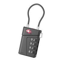 TSA-545 4 cadrans couleur en alliage de zinc TSA numéro Code serrure combinaison 008 serrure cylindre TSA cadenas