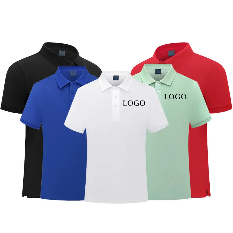 Polo de travail imprimé personnalisé pour homme, couleur unie, 200g/m2, 100% coton, haute qualité, vente en gros