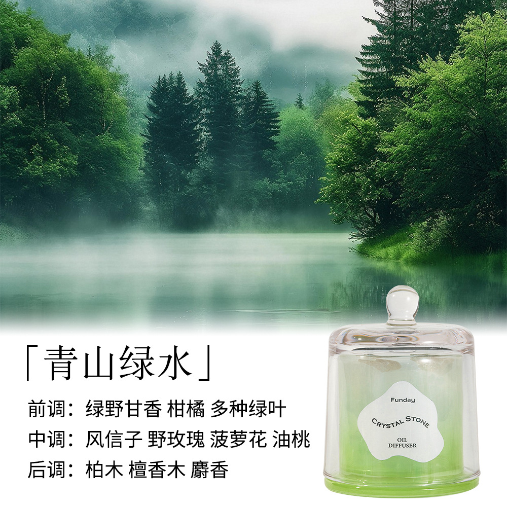 Montagnes vertes et eaux vertes - un vert facile à vivre.