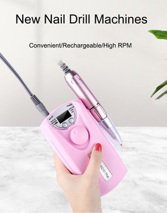 <b>Mini</b> Electric Pen Nail <b>Drill</b> Rechargeable Portable Polisher Gel Removal Tool Metal Brush Compact Manicure File Machine - Product Image 3