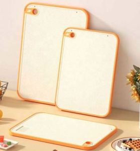 เขียงพลาสติกสำหรับครัว ป้องกันแบคทีเรียและเชื้อรา ใช้งานได้สองด้าน พร้อมกาวเกรดอาหาร - Product Image 2